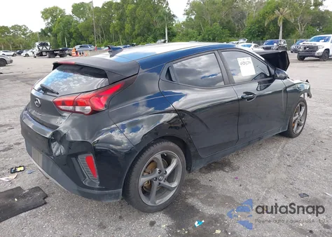 2020 Hyundai Veloster 2.0 from USA, damaged, VIN KMHTG6AF8LU022433